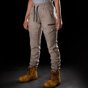 NWT BAD WOMENS SAVIOUR™ CUFFED ELASTIC WAIST WORK PANTS